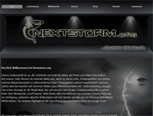 Tablet Screenshot of nextstorm.org